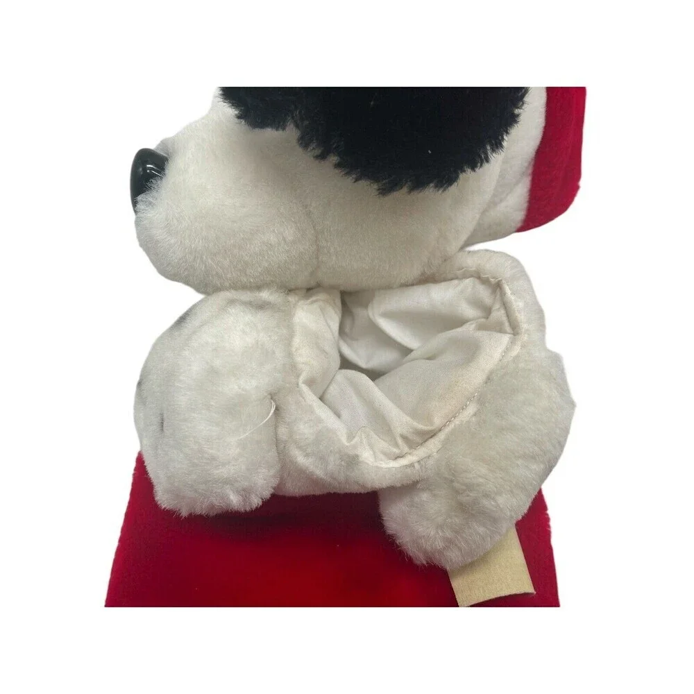 Vintage 1990 Disneyland 101 Dalmatians Dog Plush Stuffed Christmas Stocking RARE